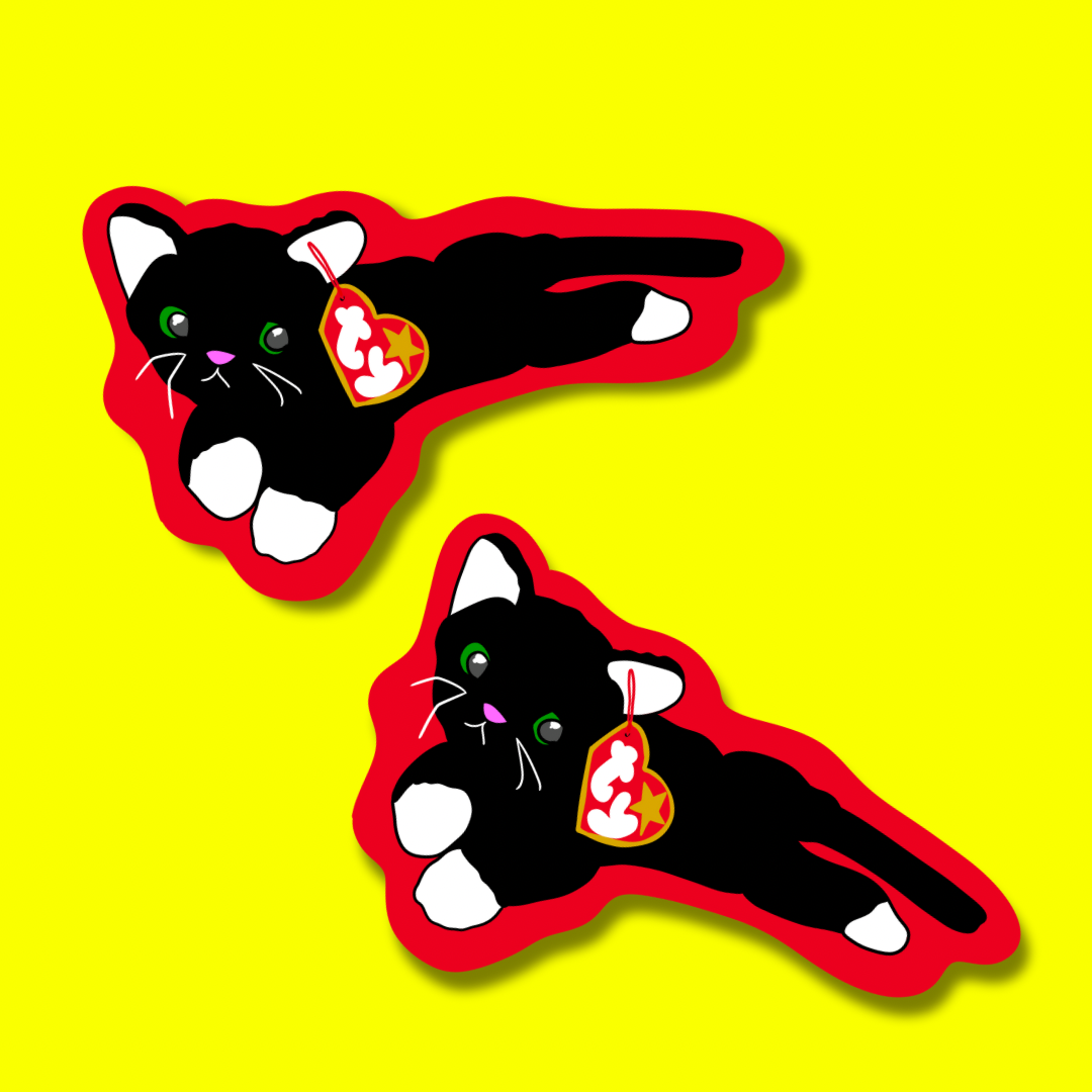 BB cat sticker