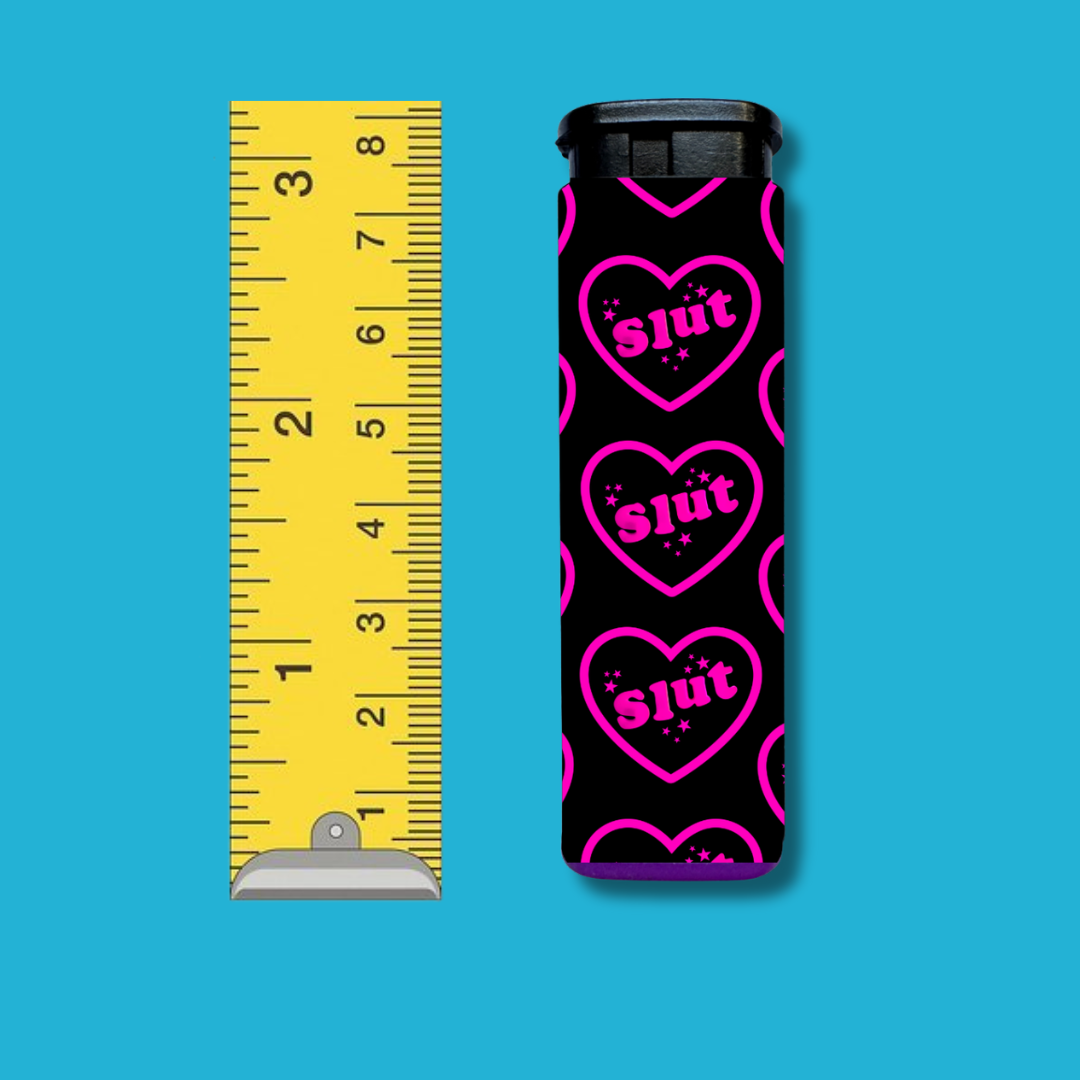 slut heart lighter wrap sticker
