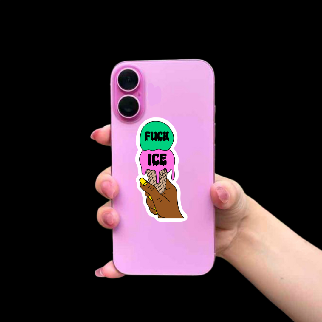 fuck ice sticker