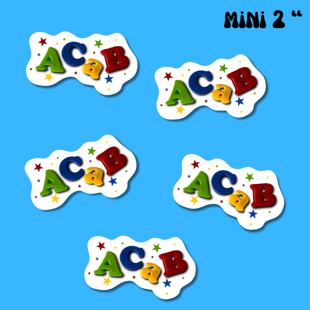acab fridge magnets sticker