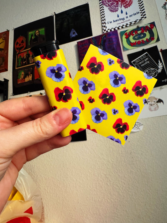 pansy lighter wrap stickers