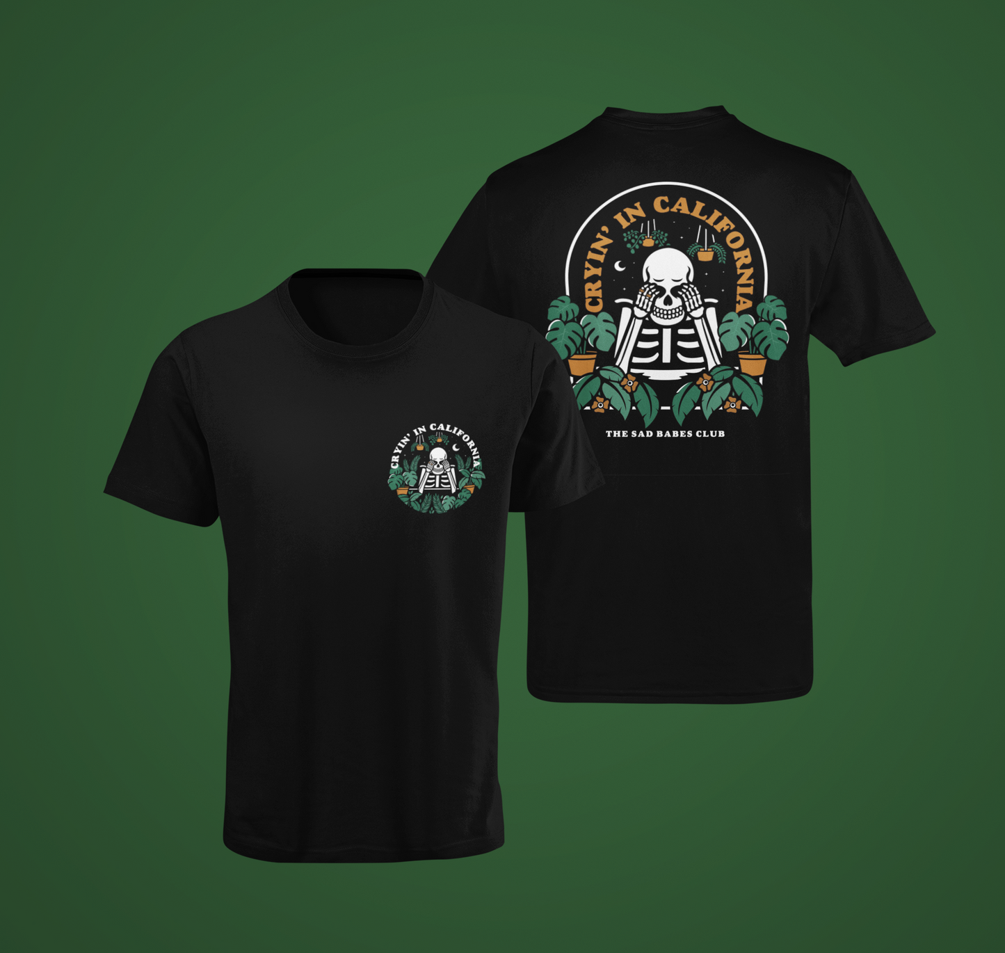 Cryin in California tees