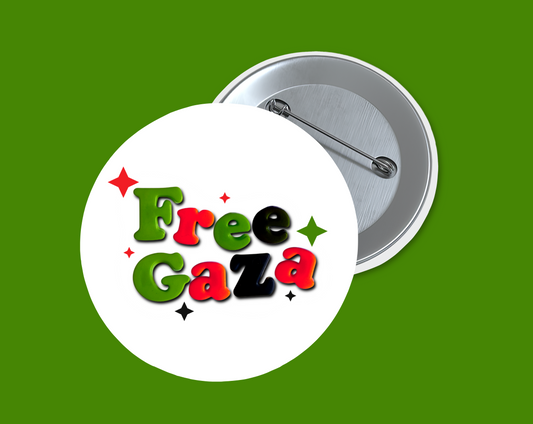 free Gaza 1.5 inch round button