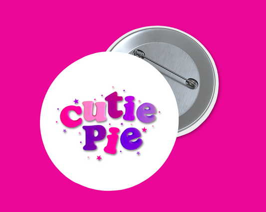 cutie pie 1.5 inch round button