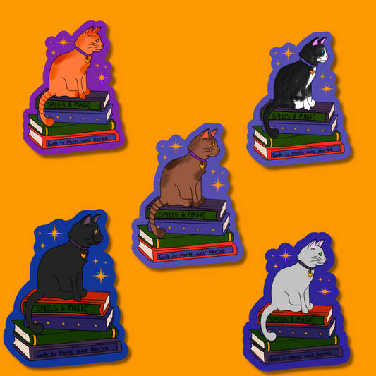 magic cat sticker