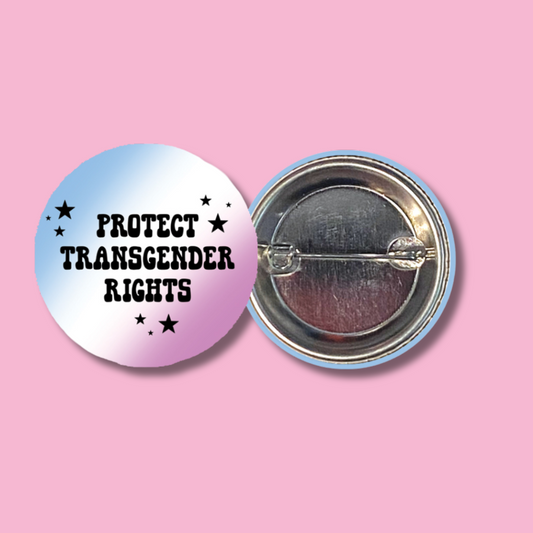 Protect Trans Rights 1.5 inch round button