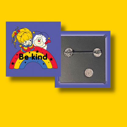 Be Kind 1.5 inch square button