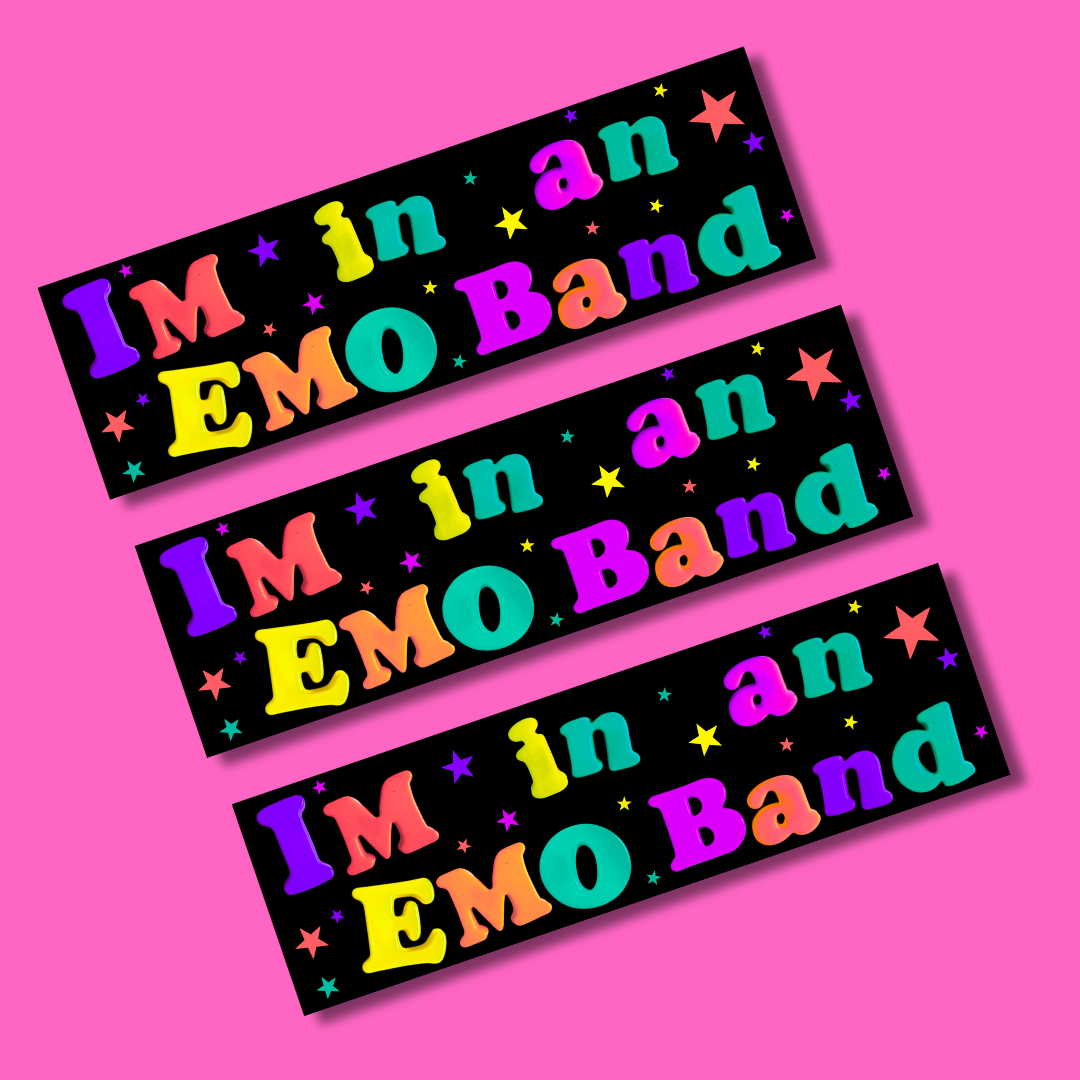 I'm in an emo band bumper