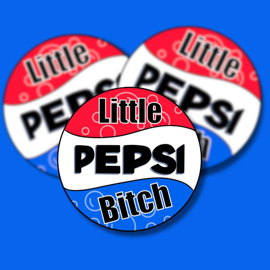 little pepsi bitch Sticker Stickers for Hydroflask,laptop sticker,Cute Car decals,Stationary stickers, witchy stickers,Halloween stickers